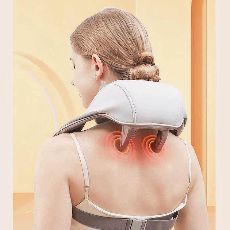 Best Buy: Brookstone Tapping Neck & Shoulder Massager with Heat